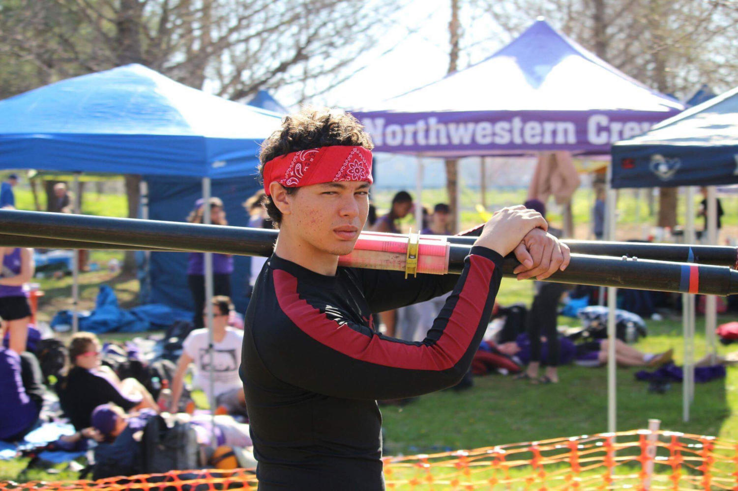 Charles Thomas rowed on the crew team at UChicago.