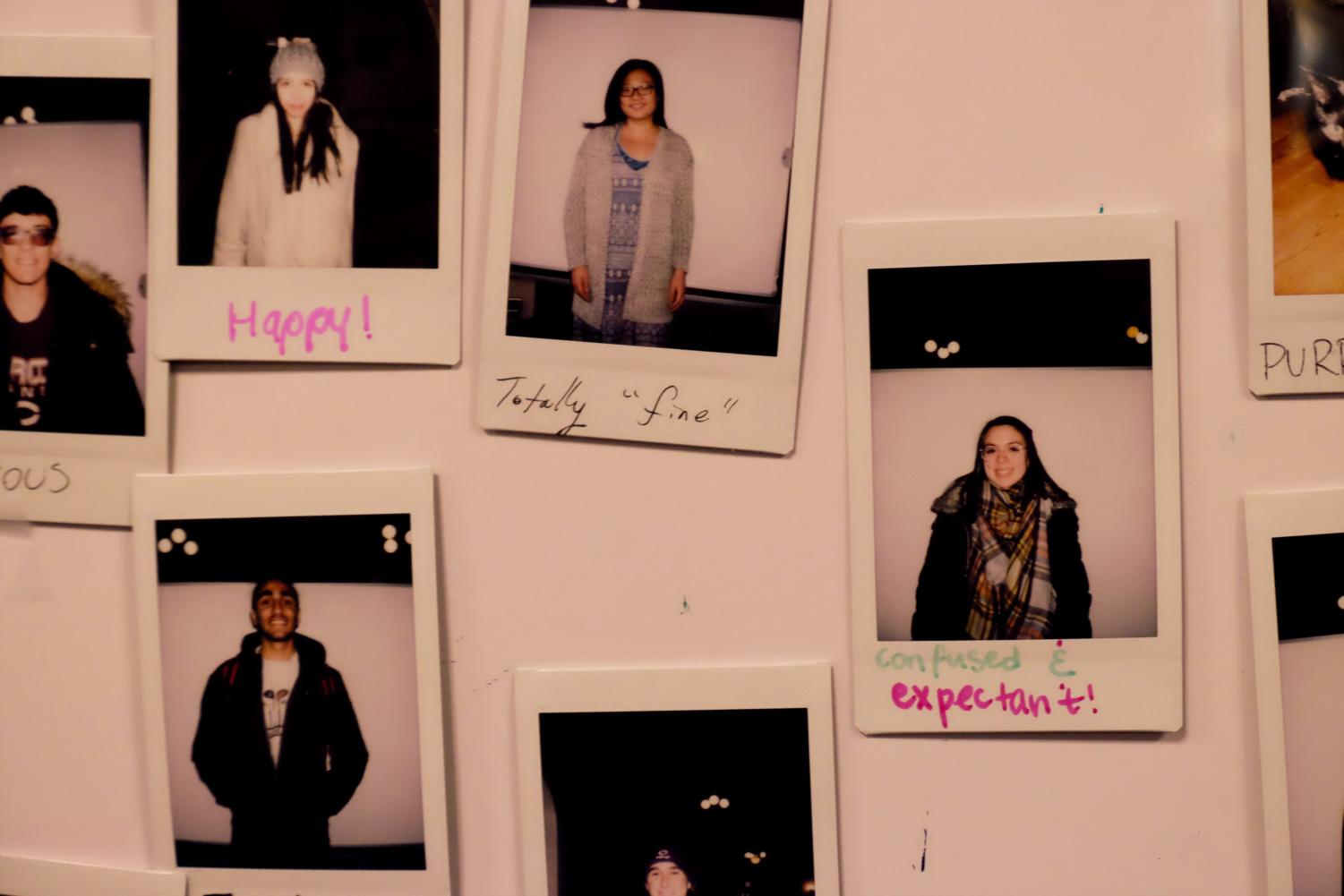 Students participated in the Polaroid Project throughout the week.