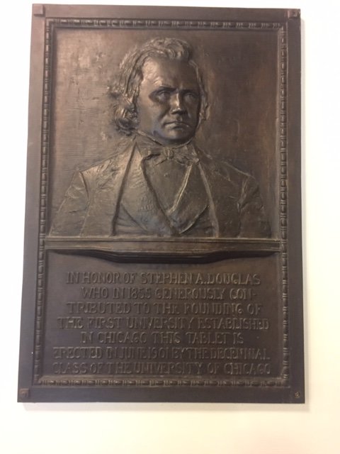 A Plaque honoring Steven A. Douglas was removed from Hutchinson Commons.