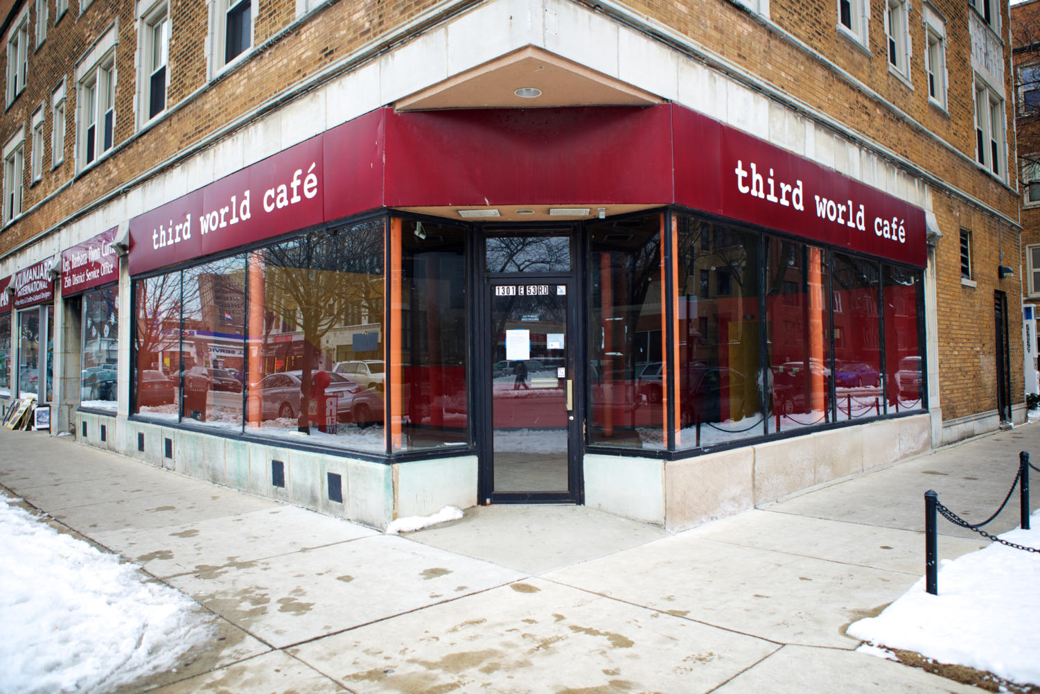 Third World Café, at East 53rd Street and South Kimbark Avenue, closed last June. 