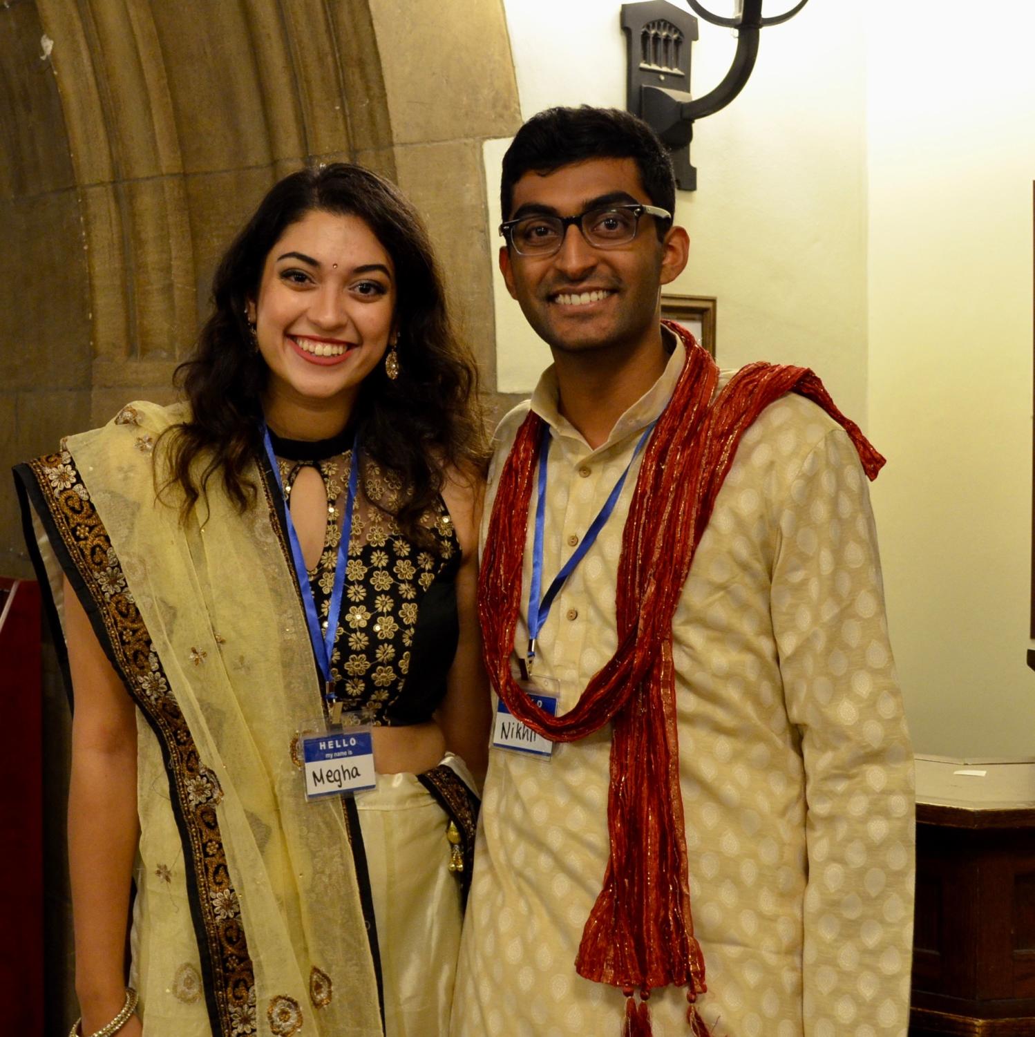 Third-year performers Megha Chadni Bhattacharya and Nikhil Mandalaparthy.