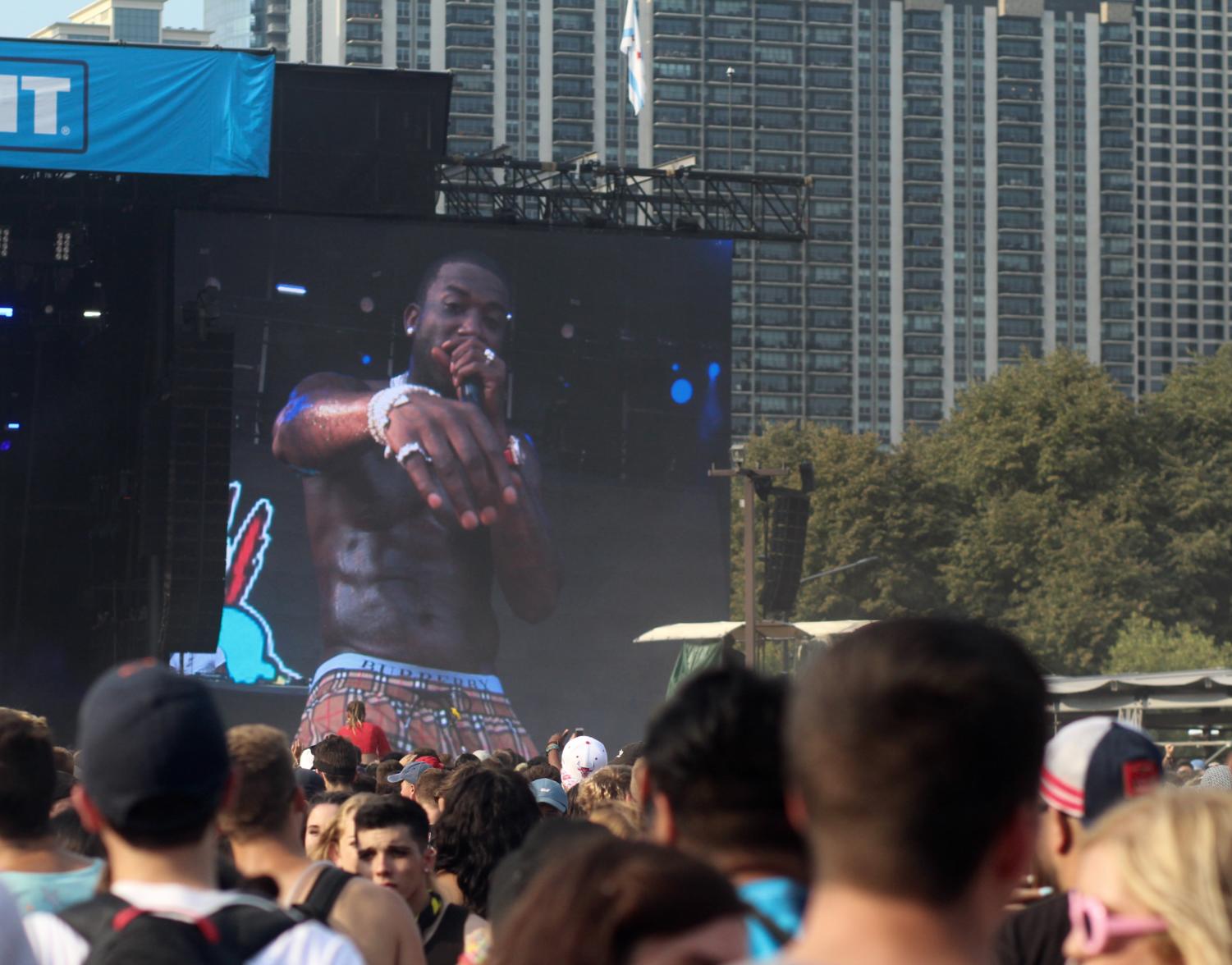 Gucci Mane attracts a massive crowd