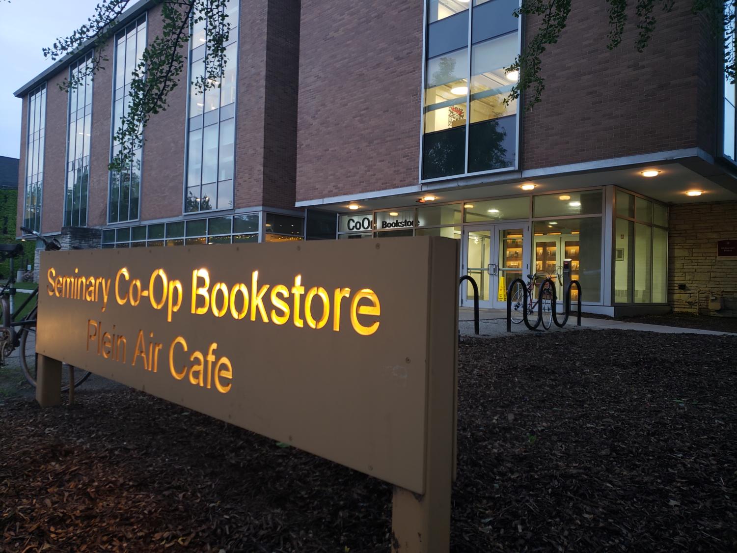 The Seminary Co-Op bookstore on Woodlawn Avenue.