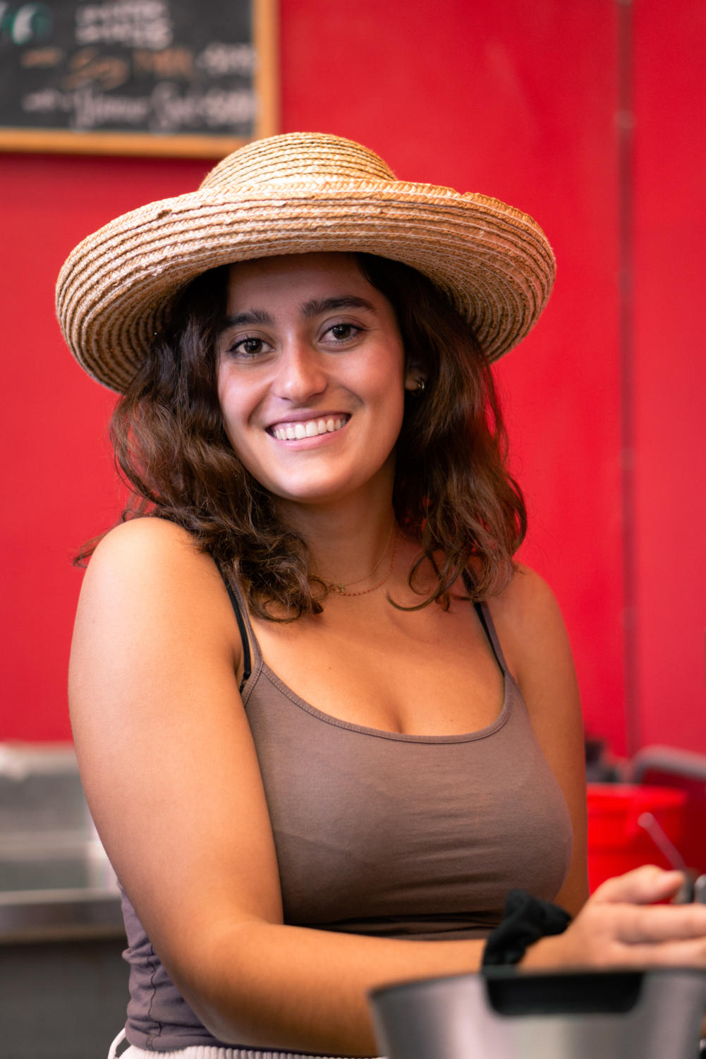 Sofia Cabrera, Barista at Harper Cafe.