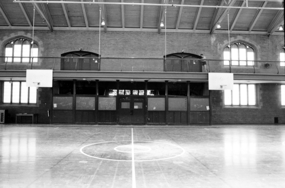 Before it hosted house tables, Bartlett was home to the University men's basketball program.