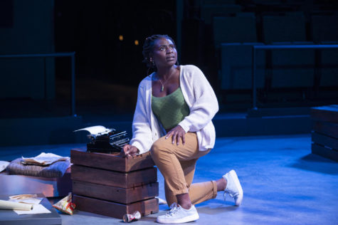 Sola Thompson in Steppenwolf Theatre’s world premiere adaptation of 1919 by Eve L. Ewing, adapted by J. Nicole Brooks, directed by Gabrielle Randle-Bent and Tasia A. Jones. 