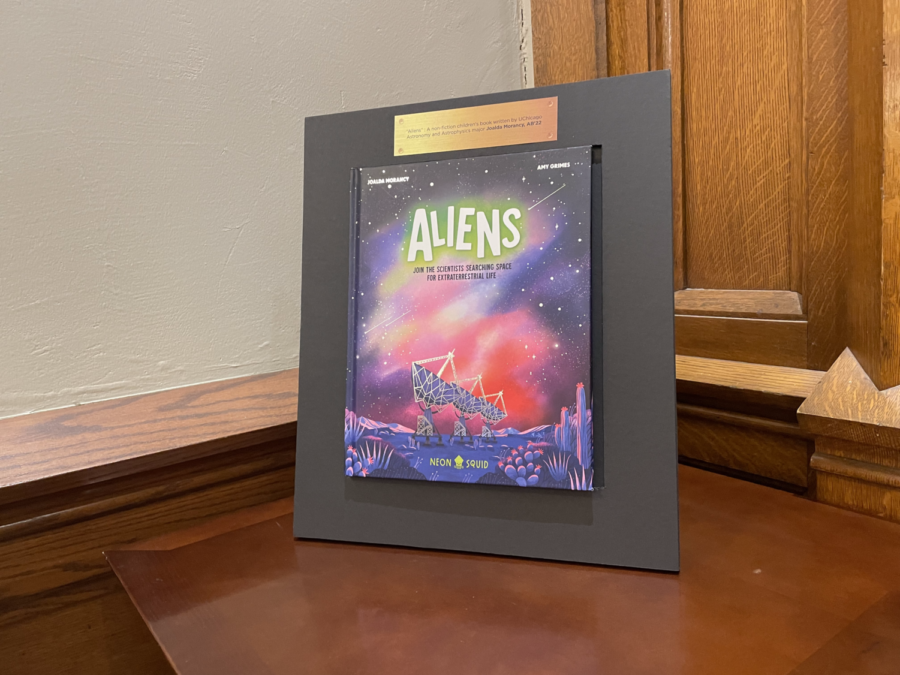 Joalda Morancy (A.B. ’22) published Aliens, their first book, on October 18. Aliens is on display in Rosenwald. 