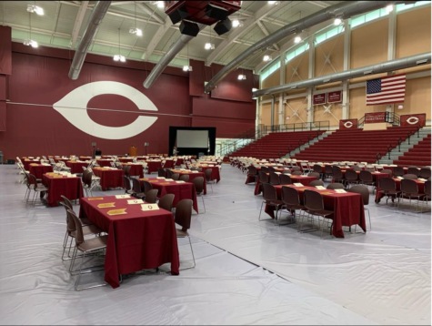 Ratner Gymnasium the evening of the event.