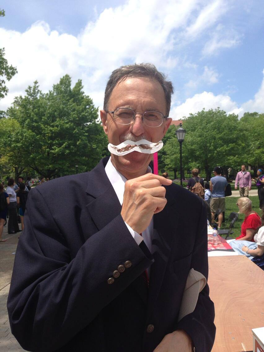 Dean Boyer at Dean Boyer Appreciation Day in 2013 (Courtesy of the Student Alumni Committee)