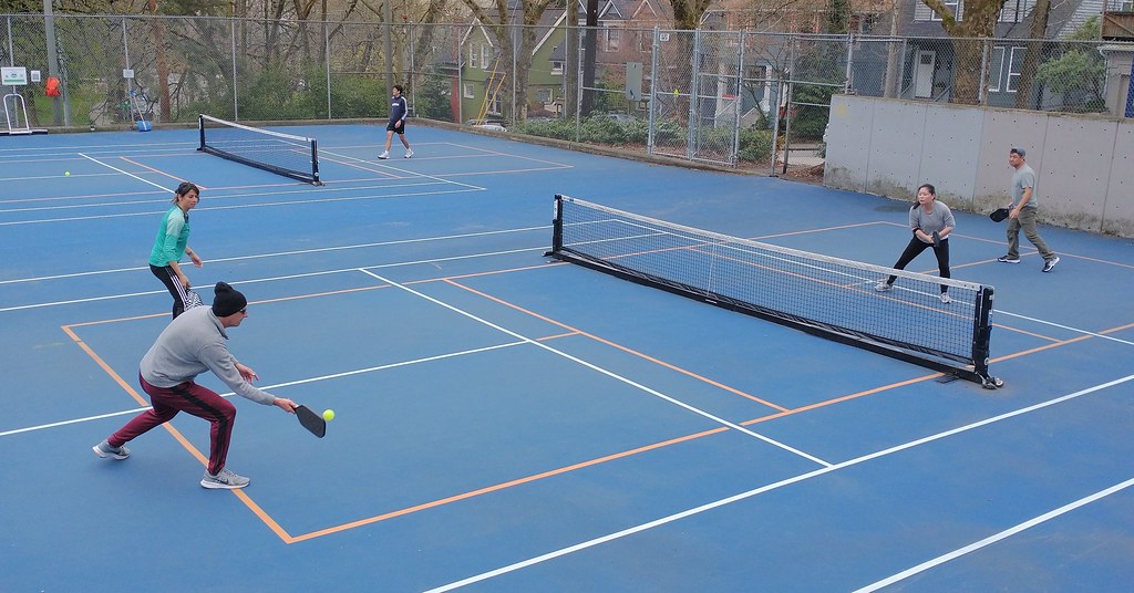 Finally! They're Playing Tennis and Pickleball at Recreation Park