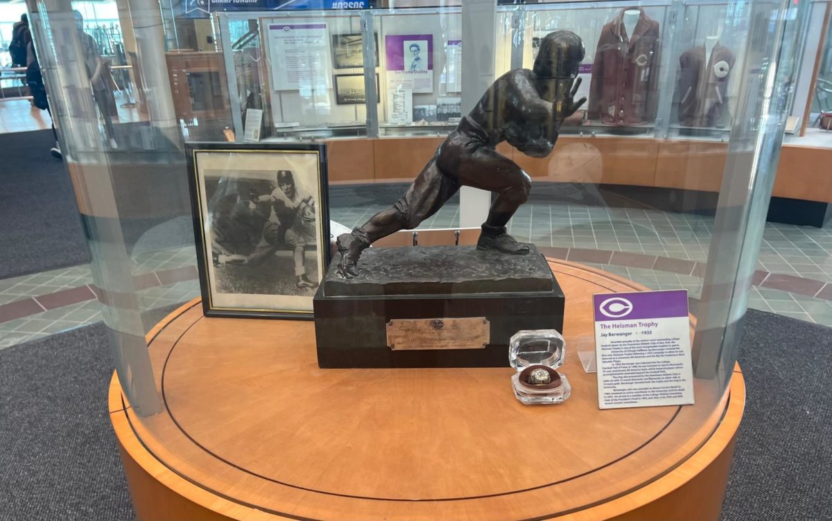 Jay Berwanger’s 1935 Heisman Trophy. 