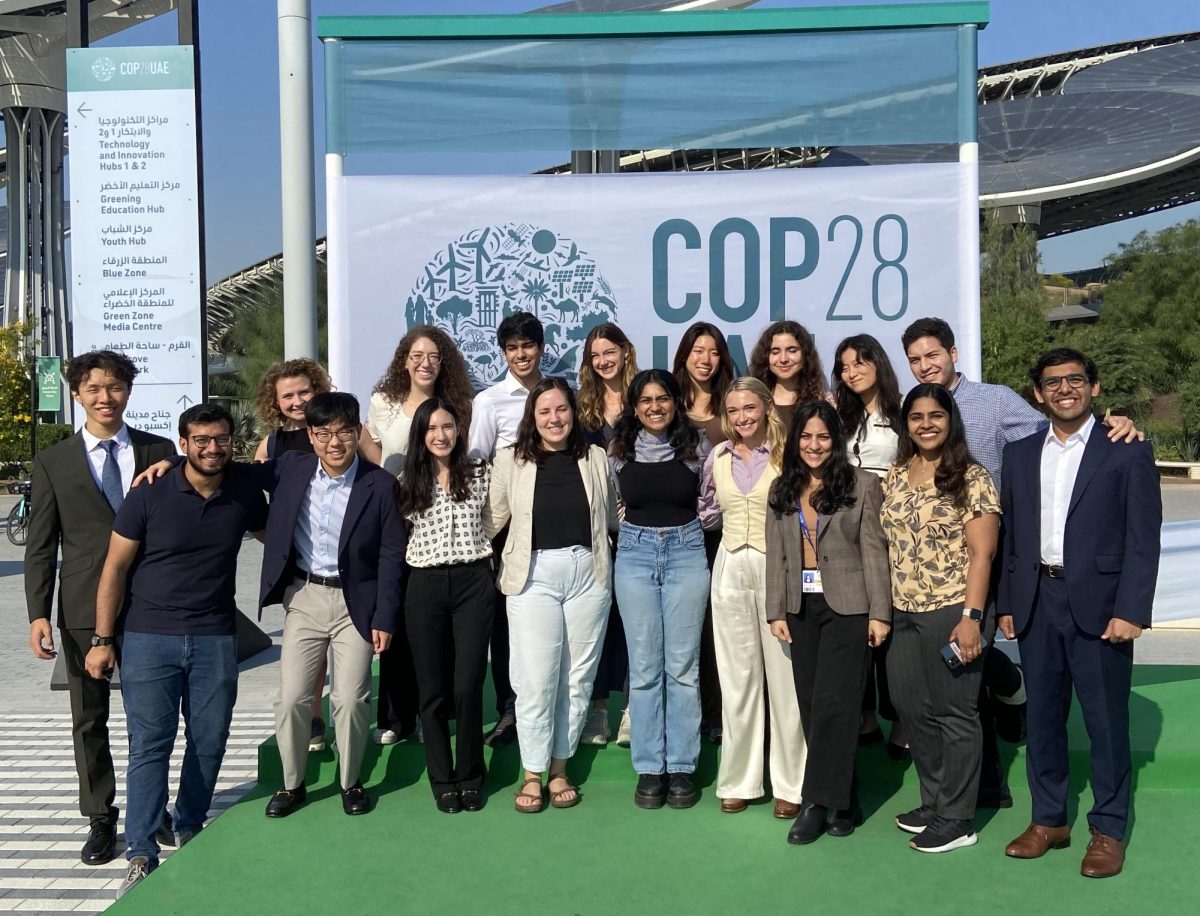Undergraduate+and+graduate+delegates+at+COP28.