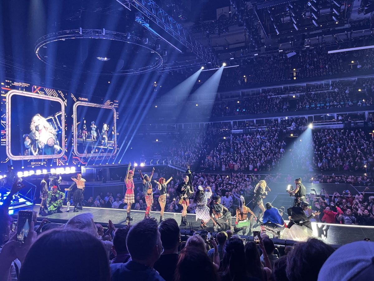 Madonna performs at the United Center.