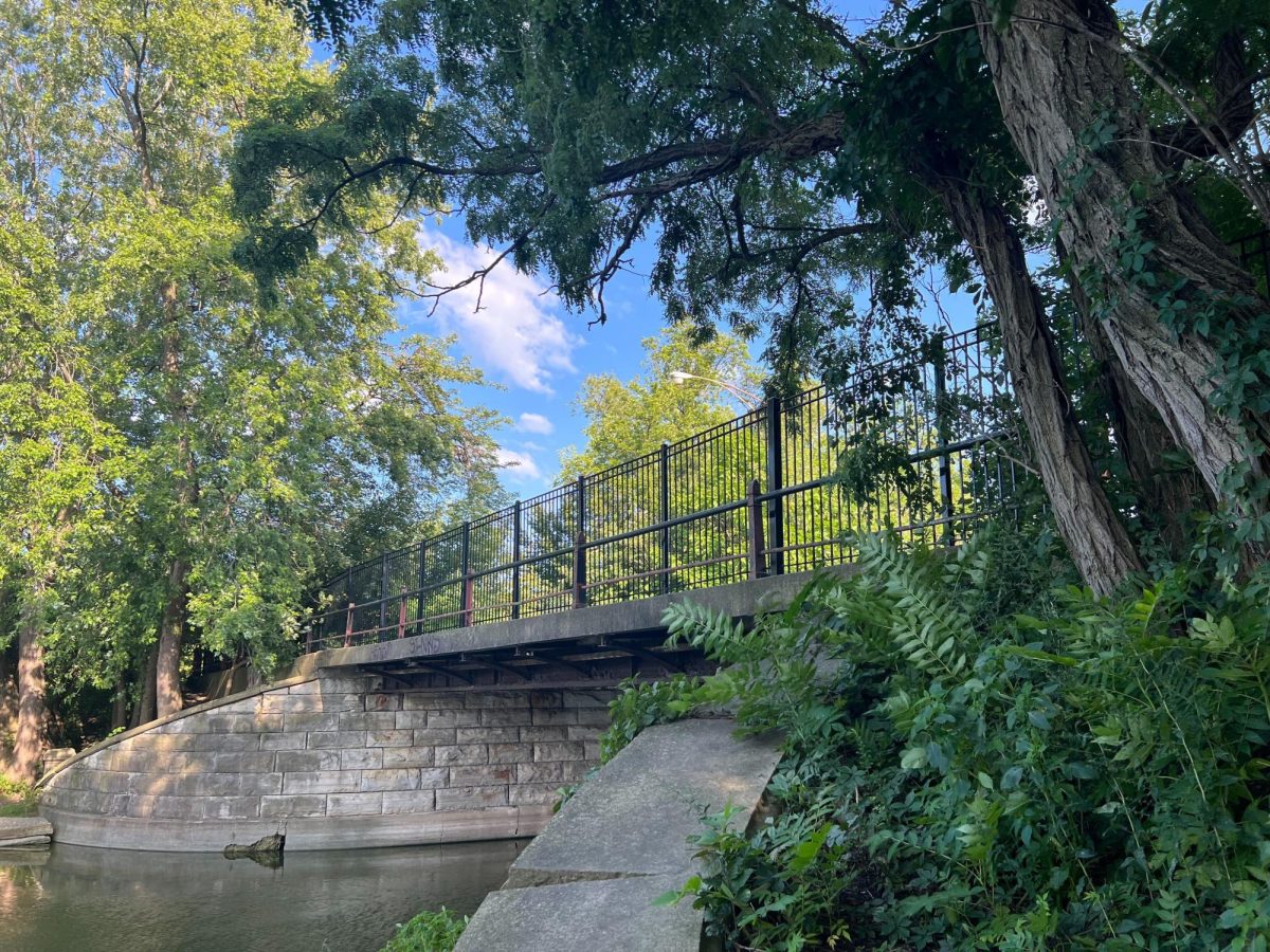 The Clarence Darrow Bridge, located in Jackson Park.