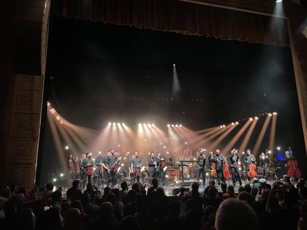 Sigur Rós and the Wordless Music Orchestra play Auditorium Theatre on September 21, 2024. Credit Harmonie Ramsden. 