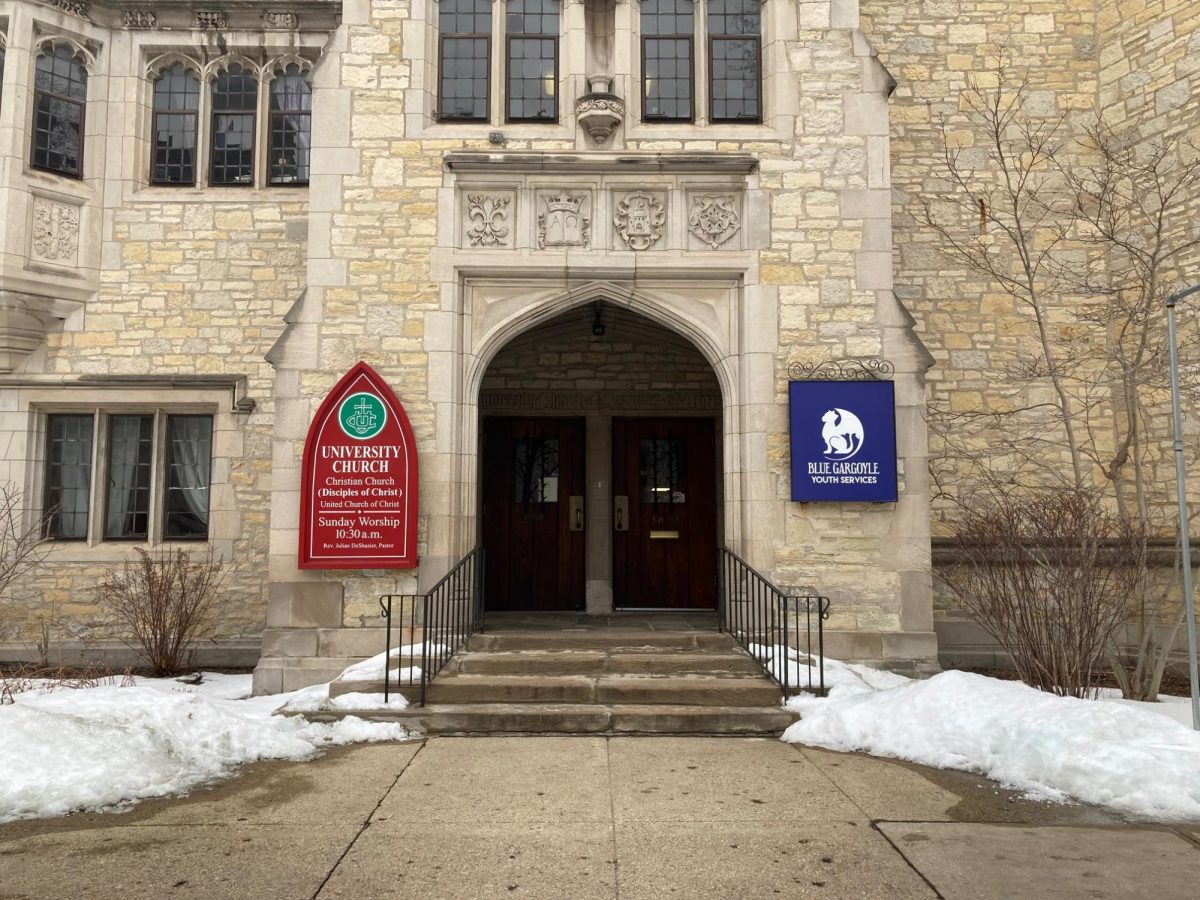 The entrance to University Church. (Courtesy of Stephanie Weaver)