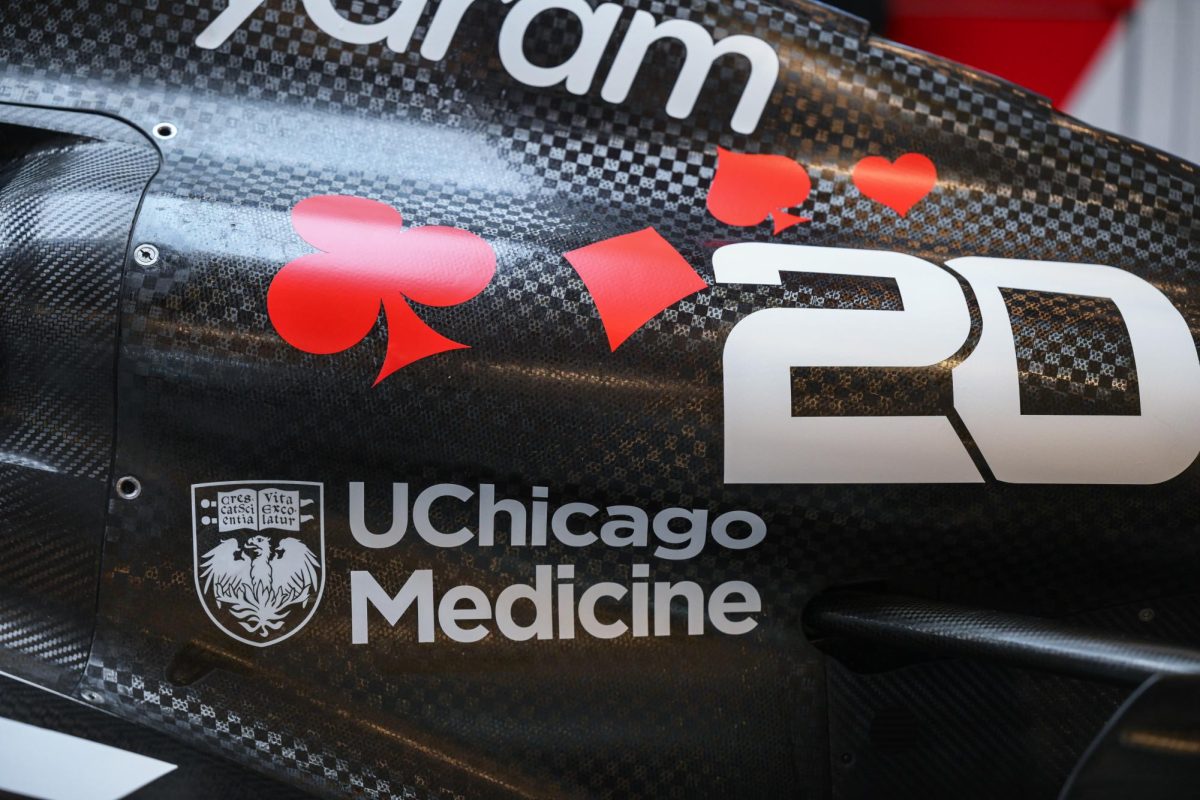 UCM’s logo was featured on the Haas car livery at the Las Vegas Grand Prix.