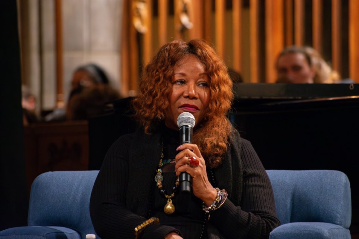 Ruby Bridges talks during the 35th annual Martin Luther King Jr. -Minde's power.