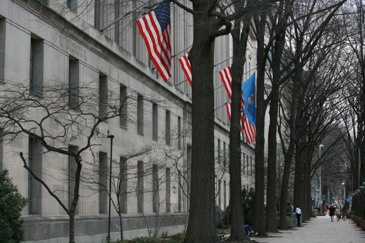 The Department of Justice building in Washington, D.C.