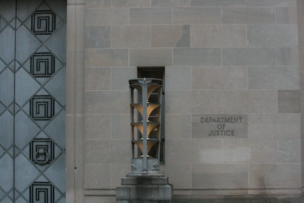 The Department of Justice building in Washington, D.C.