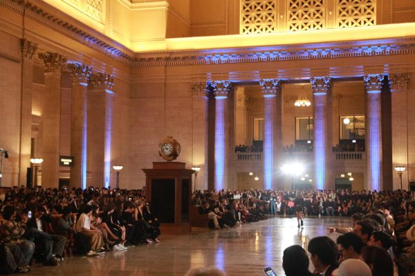 The runway of Moda In Motion, which took place at Union Station on February 21. Courtesy of Hung Le-Tran.