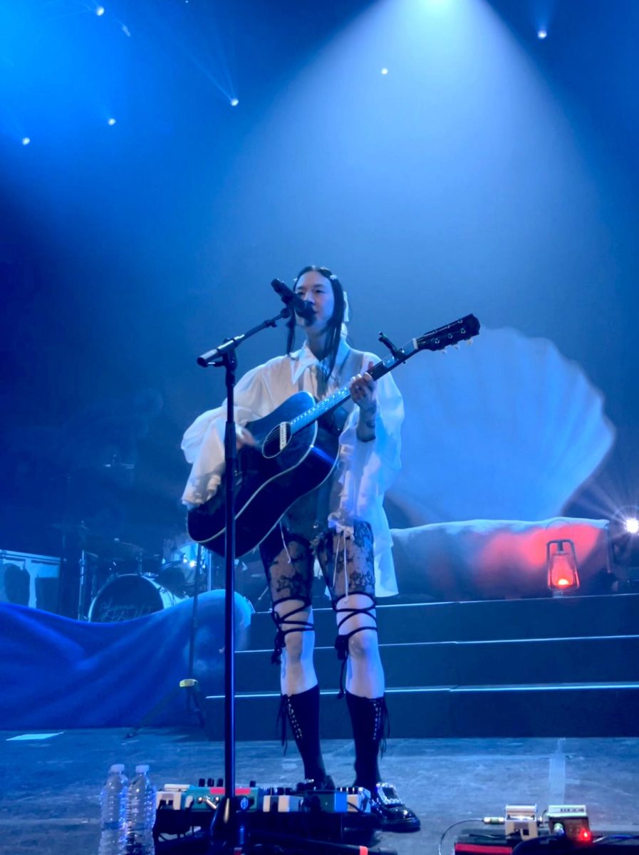 In her first night at the Salt Shed, Michelle Zauner cultivated a dreamy aura with a graceful stage presence and an unabashed flair.