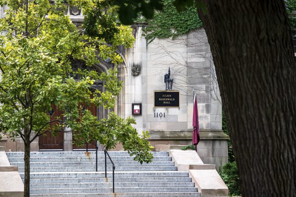 Rosenwald Hall, which houses the University's College admissions office.