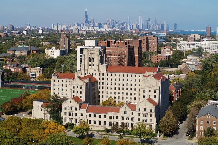 Aerial photo of International House. Courtesy of Denise Jorgens.