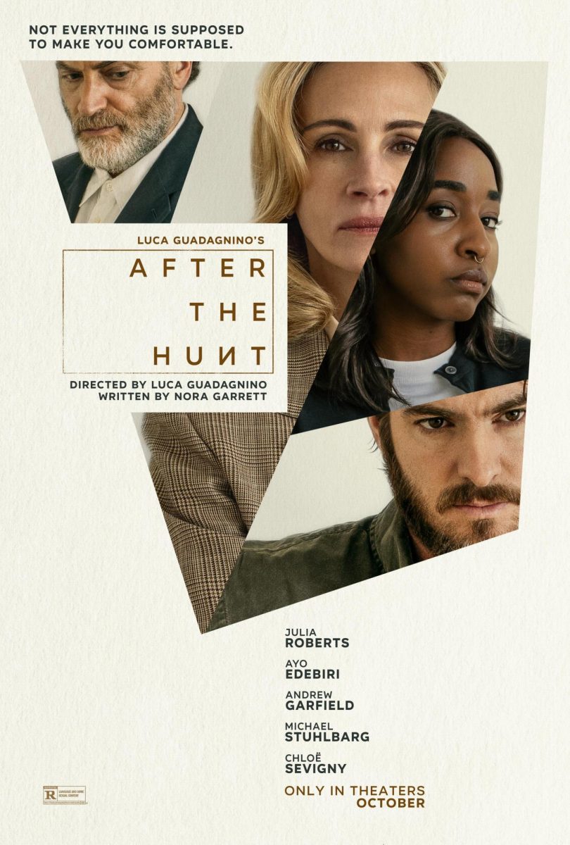 The film poster for After the Hunt. Courtesy of Amazon MGM Studios.