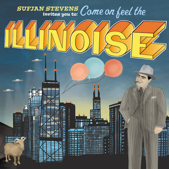 Album cover for Illinois. Illustration by Divya Srinivasan.