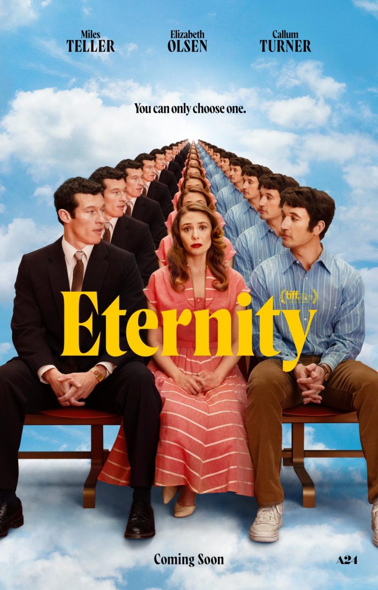 Film poster for Eternity. Courtesy of A24.