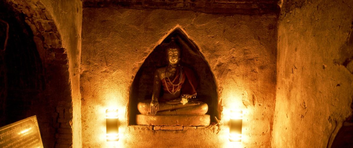 The Wat U Mong Temple in Chiang Mai, Thailand, the location of fourth-year Paolo Andrade’s creative residency. Courtesy of Paolo Díaz Andrade.