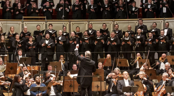 Manfred Honeck conducts the Requiem at the Chicago Symphony Orchestra. Courtesy of the CSO. 