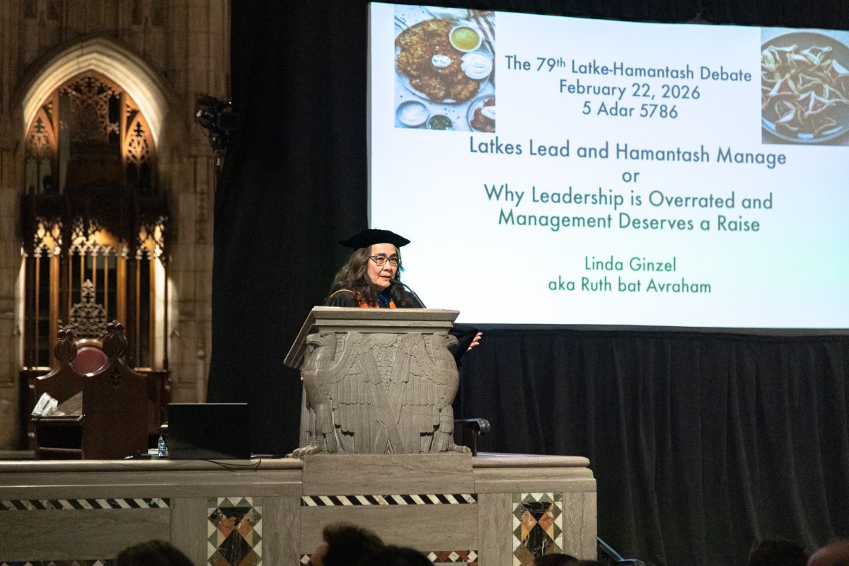 Three UChicago professors brought their expertise to the 79th annual Latke-Hamantash Debate, which was organized around the theme of “Snackonomics.”