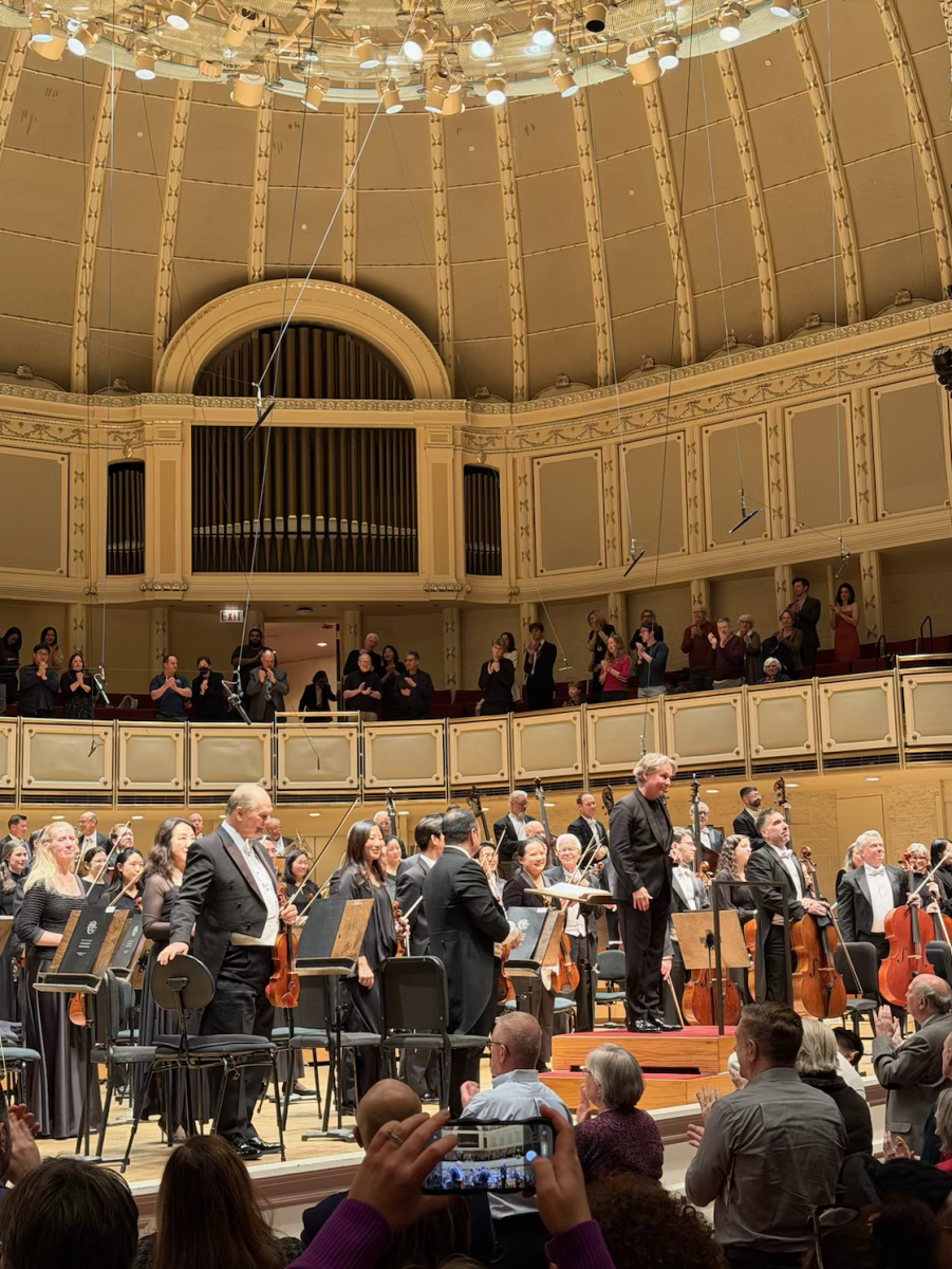 Salonen and the CSO after the concert