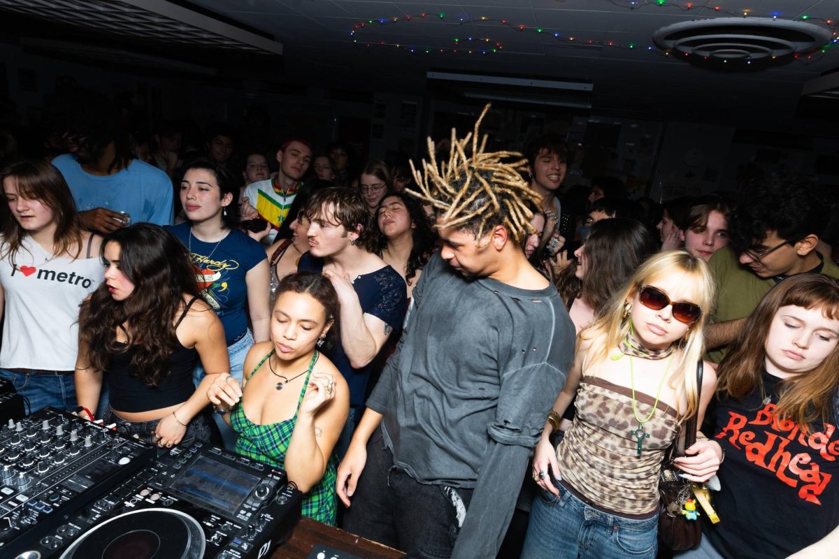 The student-run coffee shop became a dance club for Battle of the DJ’s. Courtesy of Taylor Pate.