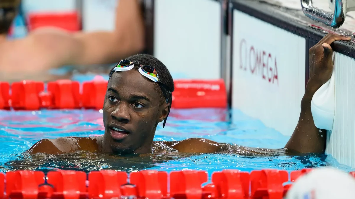 Jesse Ssengonzi competing for Uganda. Courtesy of UChicago Athletics.  