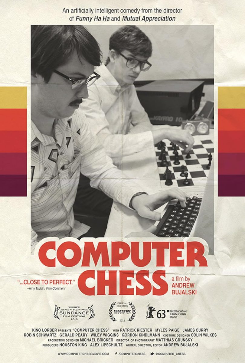 The film poster for Computer Chess. Courtesy of Kino Lorber.