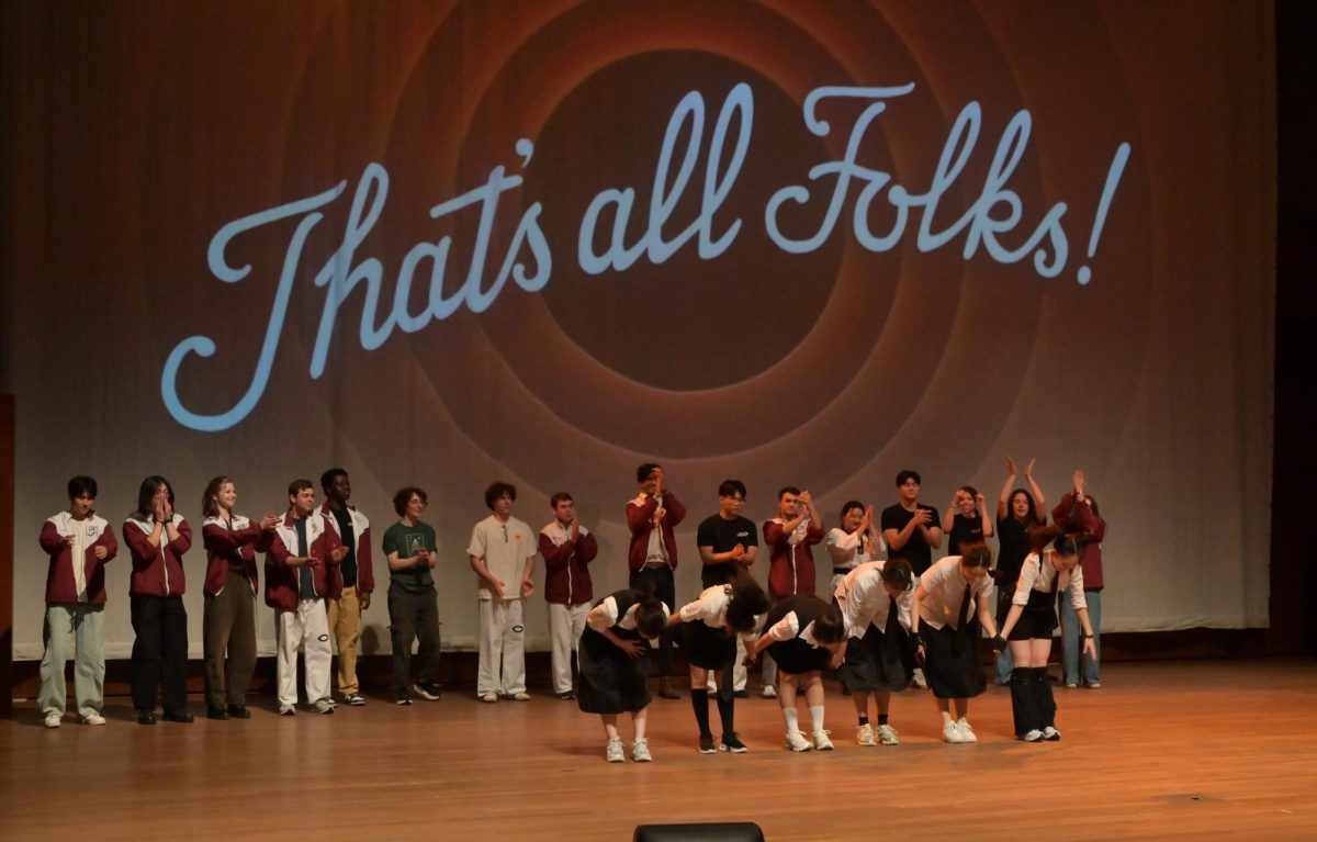 Nexus’s P-Line team bows at the end of the Culture Show.