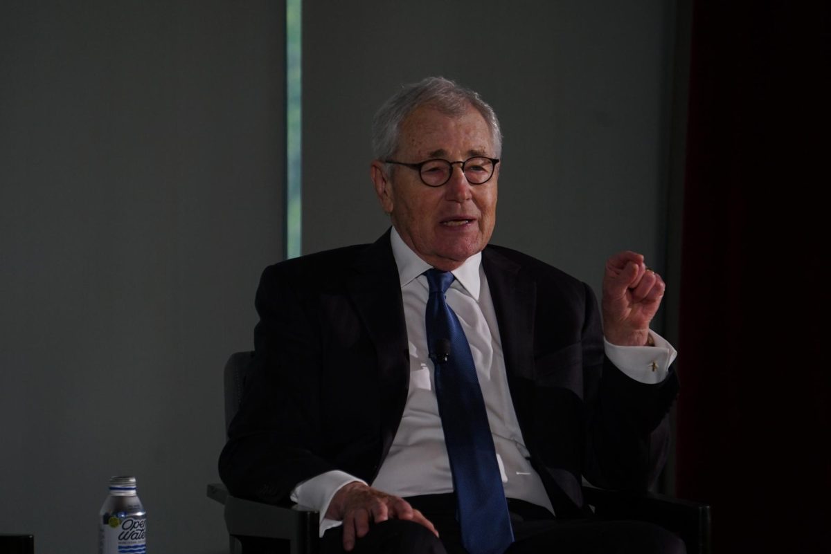 Former Defense Secretary Chuck Hagel and Deputy Secretary of State Kurt Campbell discussed the war in Iran and its impact on global alliances, economics, and foreign policy at the fifth annual Hagel Lecture.