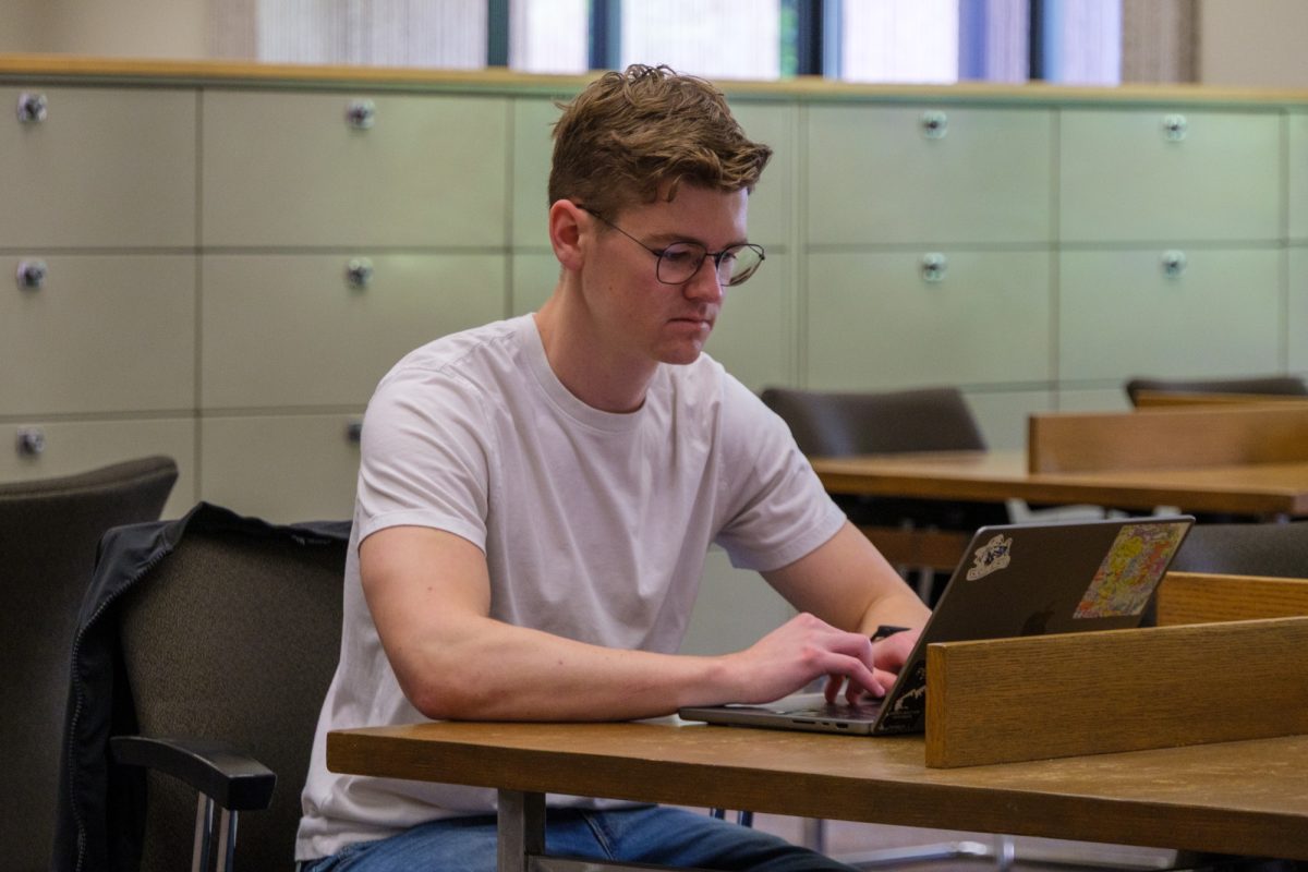 Ben Heim working on one of his projects.